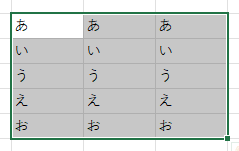 重複をチェックしたい範囲を選択